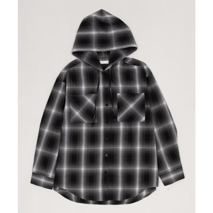 フードチェックシャツ | WEGO【WOMEN】 | 詳細画像36 