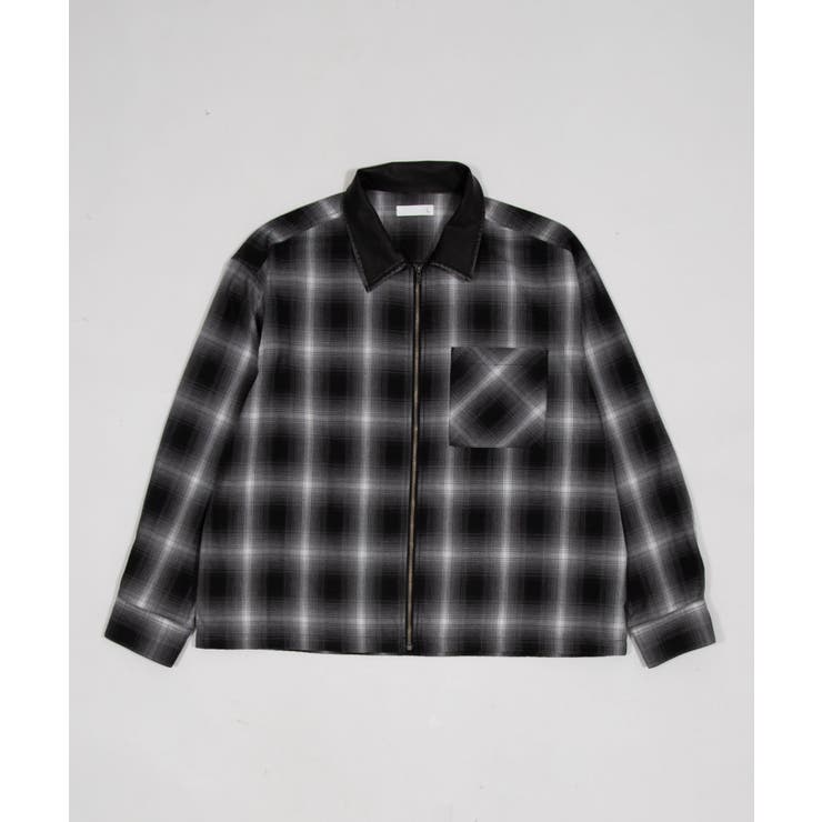 オンブレチェックシャツジャケット | WEGO【MEN】 | 詳細画像29 