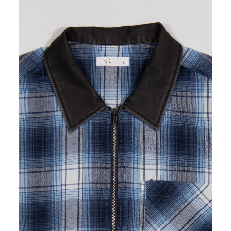 オンブレチェックシャツジャケット | WEGO【MEN】 | 詳細画像32 