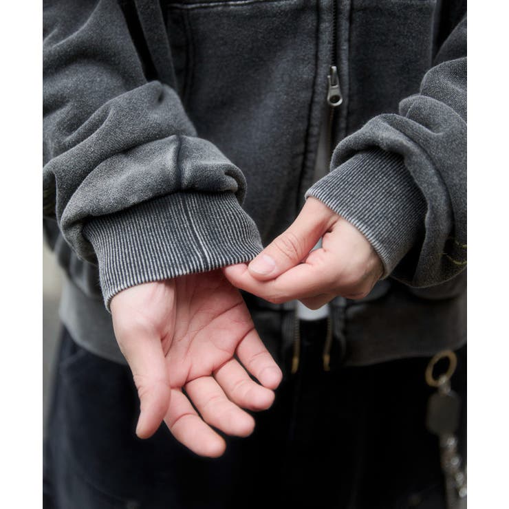 ブリーチグラフィックZIPパーカー | WEGO【MEN】 | 詳細画像8 