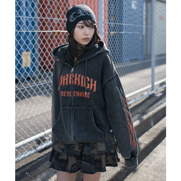 ブリーチグラフィックZIPパーカー | WEGO【MEN】 | 詳細画像16 