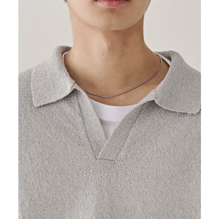 スキッパーニットポロ | WEGO【MEN】 | 詳細画像5 