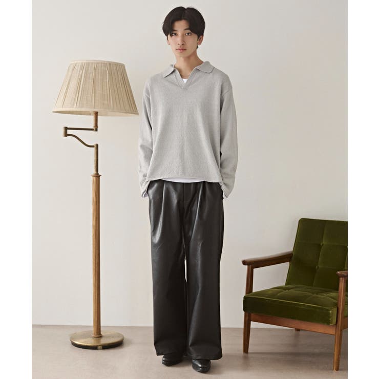 スキッパーニットポロ | WEGO【MEN】 | 詳細画像12 
