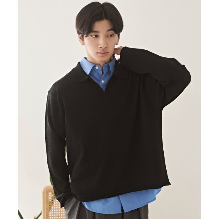 スキッパーニットポロ | WEGO【MEN】 | 詳細画像17 