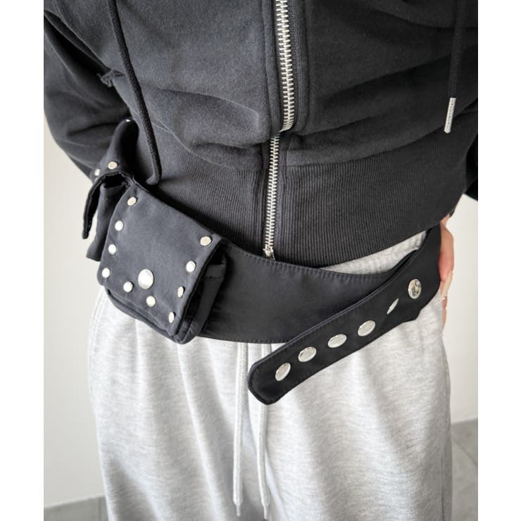 スタッズウエストマークポーチ | WEGO【WOMEN】 | 詳細画像4 