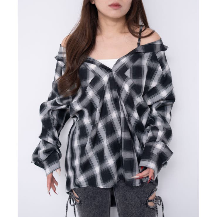 2WAYオフショルシャツ | WEGO【WOMEN】 | 詳細画像8 