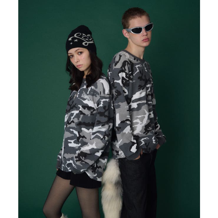 柄1 | ワッフルロゴT(LS) | WEGO【MEN】