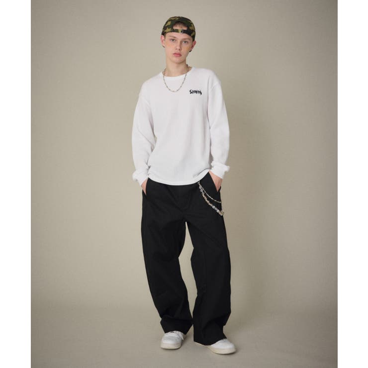 ワッフルロゴT(LS) | WEGO【MEN】 | 詳細画像7 