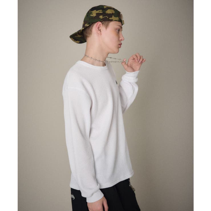 ワッフルロゴT(LS) | WEGO【MEN】 | 詳細画像16 