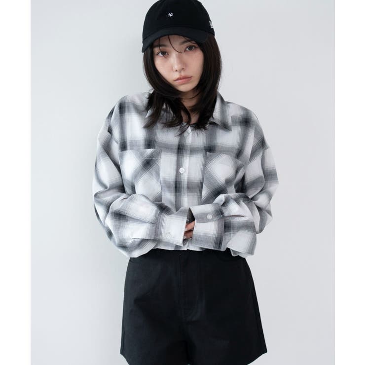 ショートチェックシャツ | WEGO【WOMEN】 | 詳細画像1 