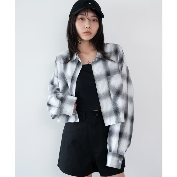 ショートチェックシャツ | WEGO【WOMEN】 | 詳細画像7 
