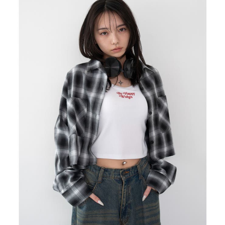 ショートチェックシャツ | WEGO【WOMEN】 | 詳細画像13 