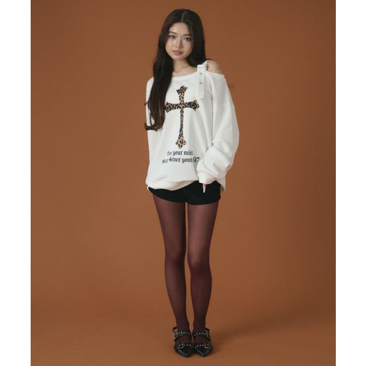 ベルトショルダーグラフィックスウェット | WEGO【WOMEN】 | 詳細画像10 