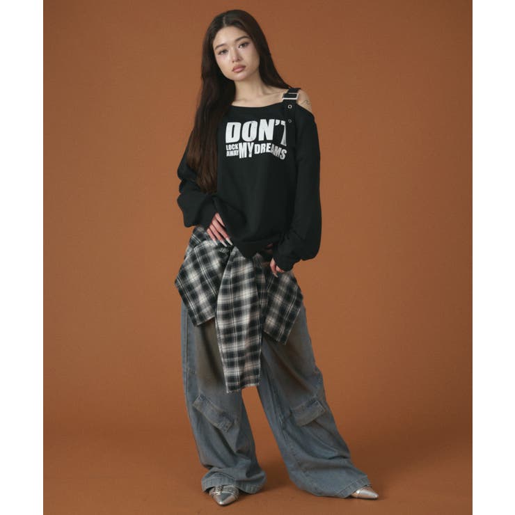 ベルトショルダーグラフィックスウェット | WEGO【WOMEN】 | 詳細画像16 