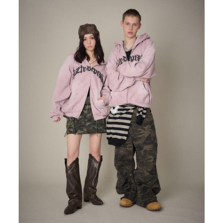 グラフィックZIPパーカー | WEGO【MEN】 | 詳細画像5 