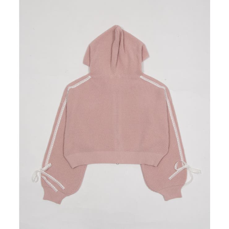 レースリボンニットパーカー | WEGO【WOMEN】 | 詳細画像27 