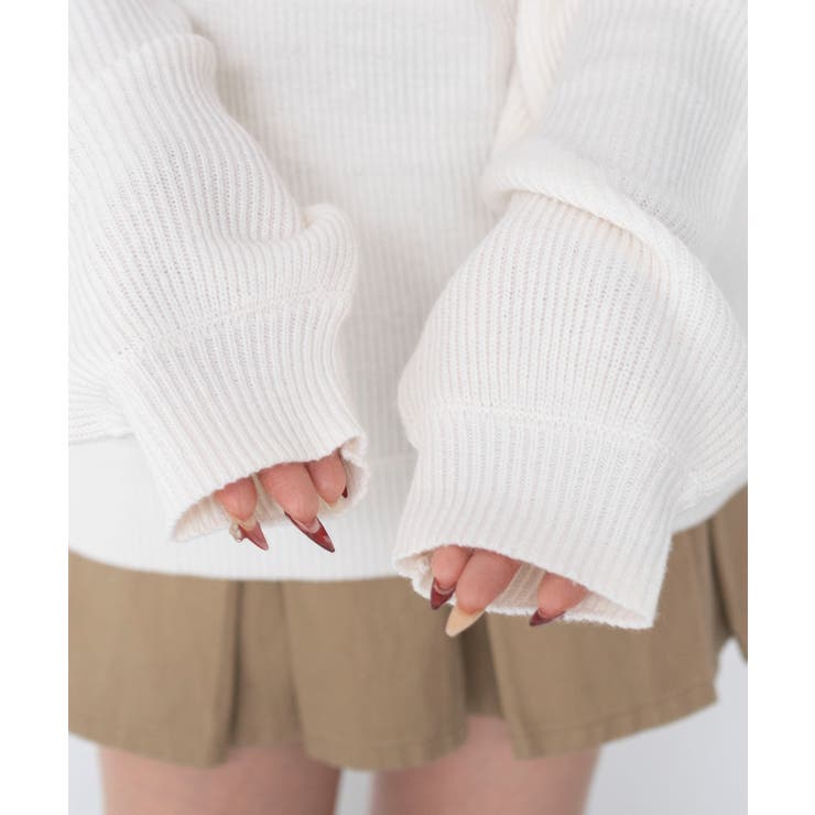 NEWYORKハーフジップニット | WEGO【WOMEN】 | 詳細画像8 