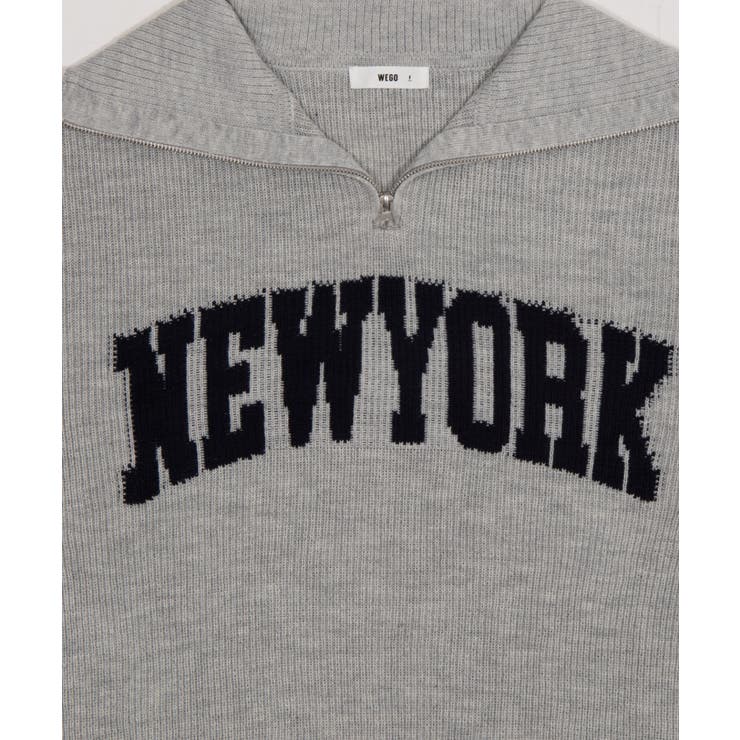 NEWYORKハーフジップニット | WEGO【WOMEN】 | 詳細画像28 