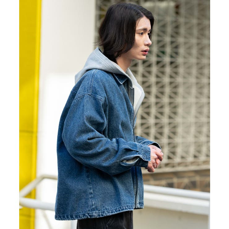 デニムシャツジャケット | WEGO【MEN】 | 詳細画像12 