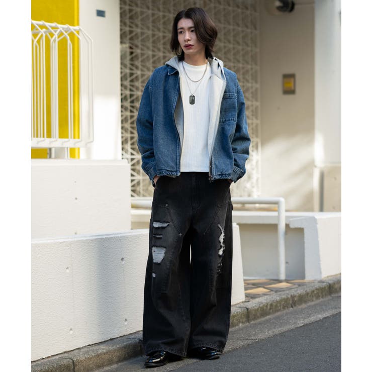 デニムシャツジャケット | WEGO【MEN】 | 詳細画像14 