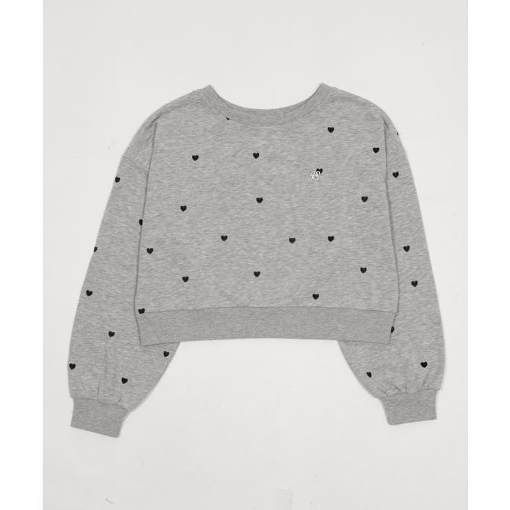 ハート総柄刺繡スウェット | WEGO【WOMEN】 | 詳細画像14 