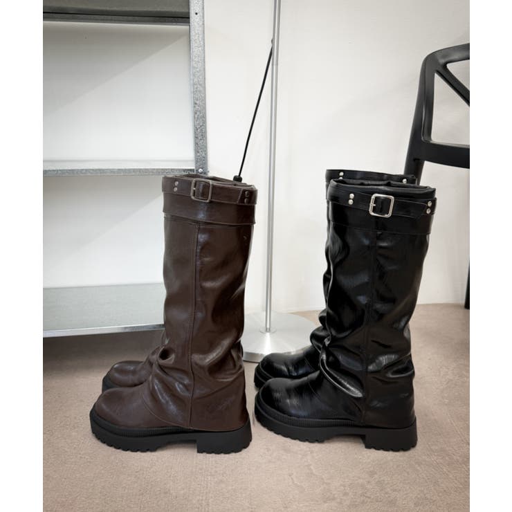 ベルトカバーロングブーツ | WEGO【WOMEN】 | 詳細画像6 