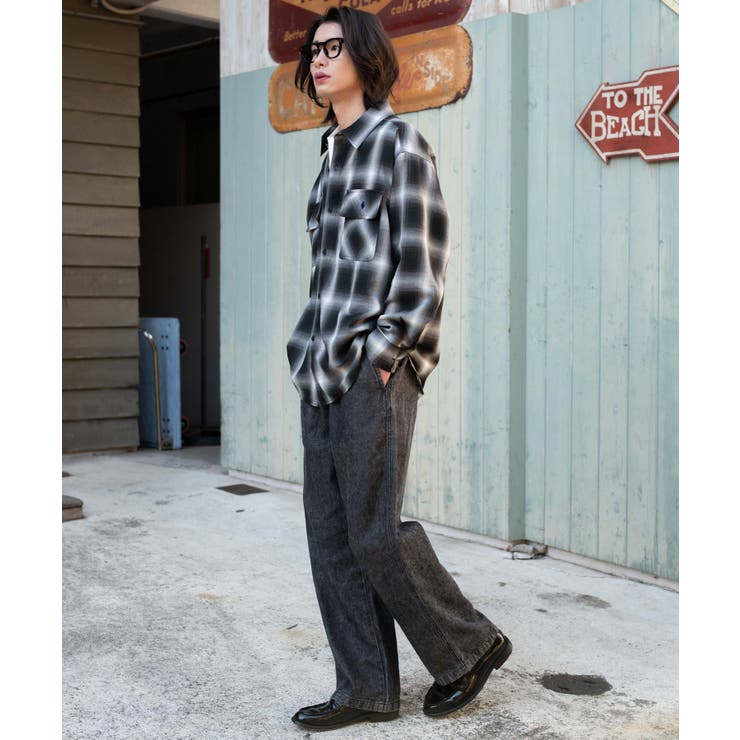 ユルフィットデニムイージーパンツ | WEGO【MEN】 | 詳細画像24 