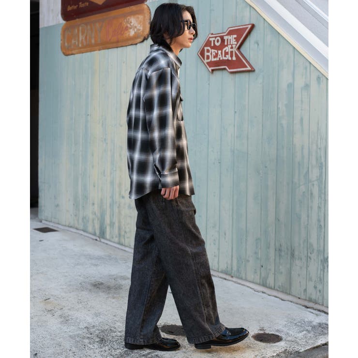 ユルフィットデニムイージーパンツ | WEGO【MEN】 | 詳細画像25 