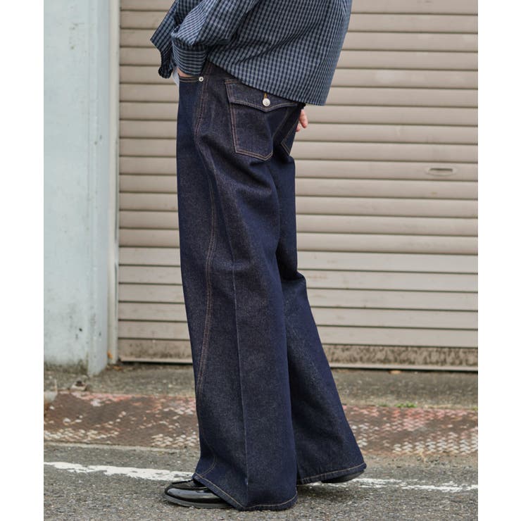 カバーフィットフラップデニムパンツ | WEGO【MEN】 | 詳細画像10 