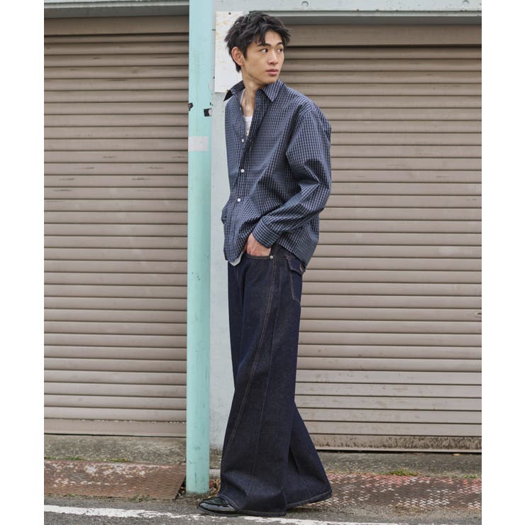 カバーフィットフラップデニムパンツ | WEGO【MEN】 | 詳細画像17 