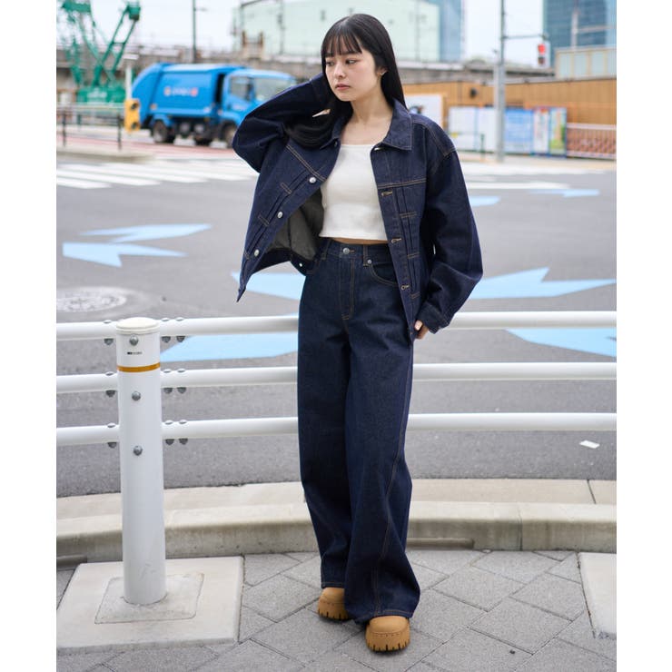 カバーフィットフラップデニムパンツ | WEGO【MEN】 | 詳細画像24 