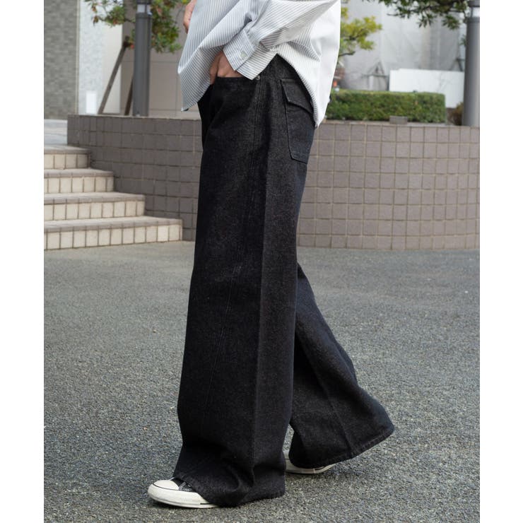 カバーフィットフラップデニムパンツ | WEGO【MEN】 | 詳細画像33 