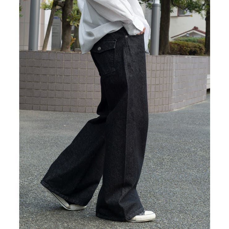 カバーフィットフラップデニムパンツ | WEGO【MEN】 | 詳細画像35 