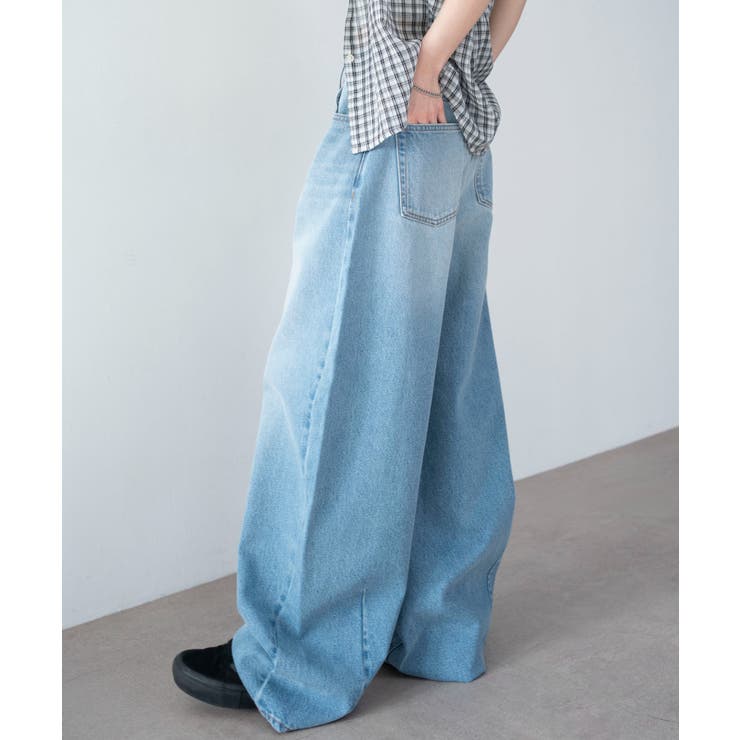 ワイドカーブデニムパンツ | WEGO【WOMEN】 | 詳細画像12 