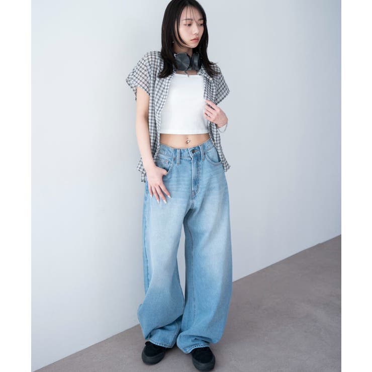 ワイドカーブデニムパンツ | WEGO【WOMEN】 | 詳細画像13 