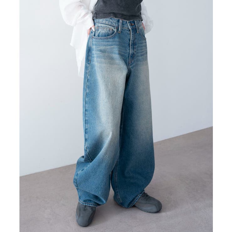 ワイドカーブデニムパンツ | WEGO【WOMEN】 | 詳細画像14 