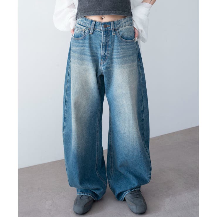 ワイドカーブデニムパンツ | WEGO【WOMEN】 | 詳細画像15 