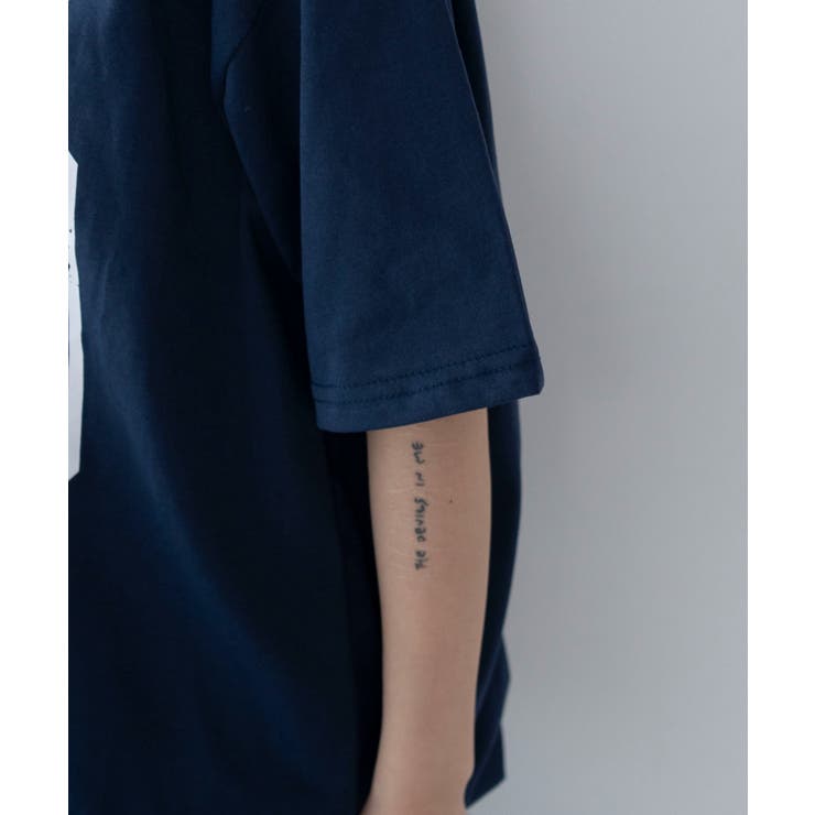 デニム襟付きロゴT | WEGO【WOMEN】 | 詳細画像5 