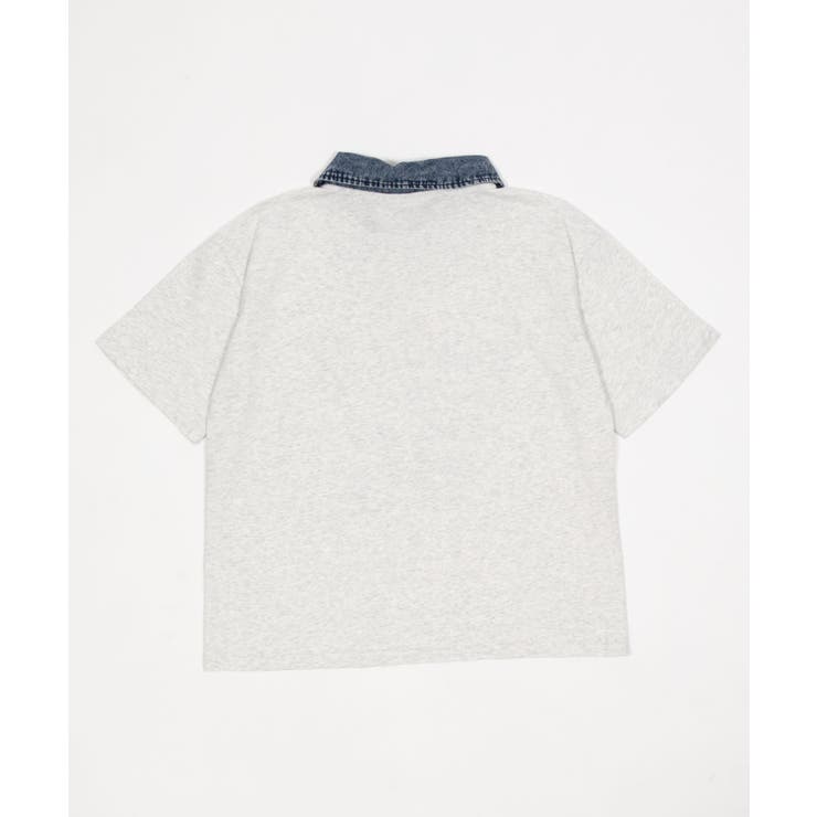 デニム襟付きロゴT | WEGO【WOMEN】 | 詳細画像19 