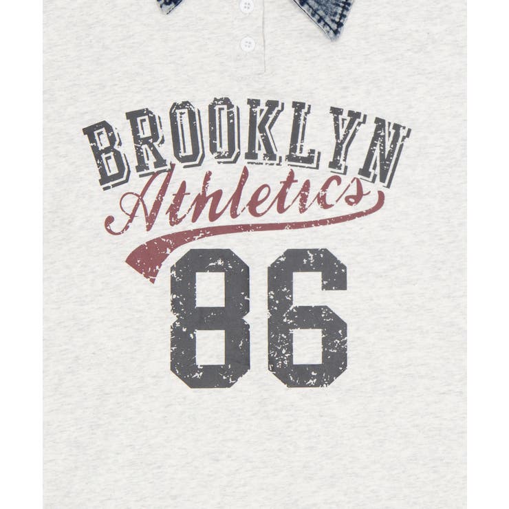 デニム襟付きロゴT | WEGO【WOMEN】 | 詳細画像21 