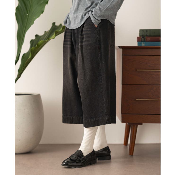 クロップドワイドデニムパンツ | WEGO【MEN】 | 詳細画像17 