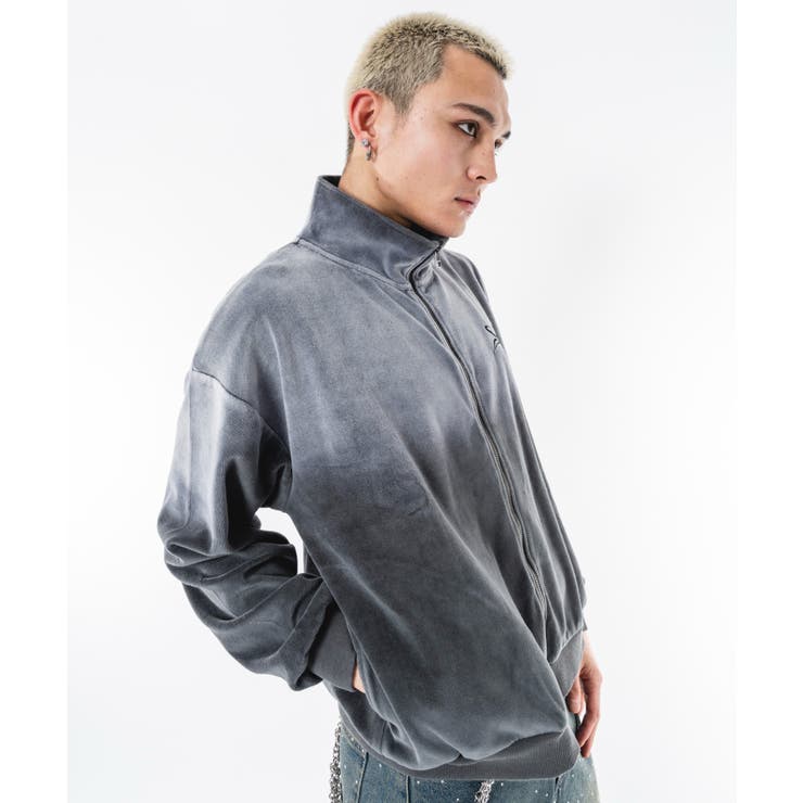 ブリーチロゴベロアトラックジャケット | WEGO【MEN】 | 詳細画像13 