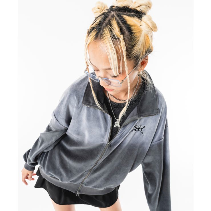 ブリーチロゴベロアトラックジャケット | WEGO【MEN】 | 詳細画像16 