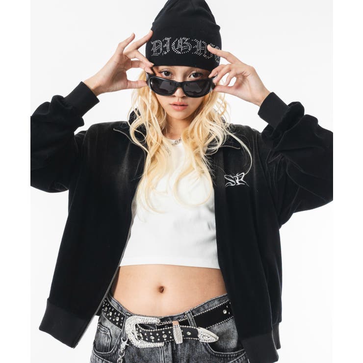 ブリーチロゴベロアトラックジャケット | WEGO【MEN】 | 詳細画像23 