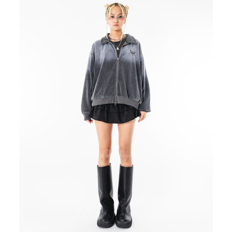 ブリーチロゴベロアトラックジャケット | WEGO【MEN】 | 詳細画像38 