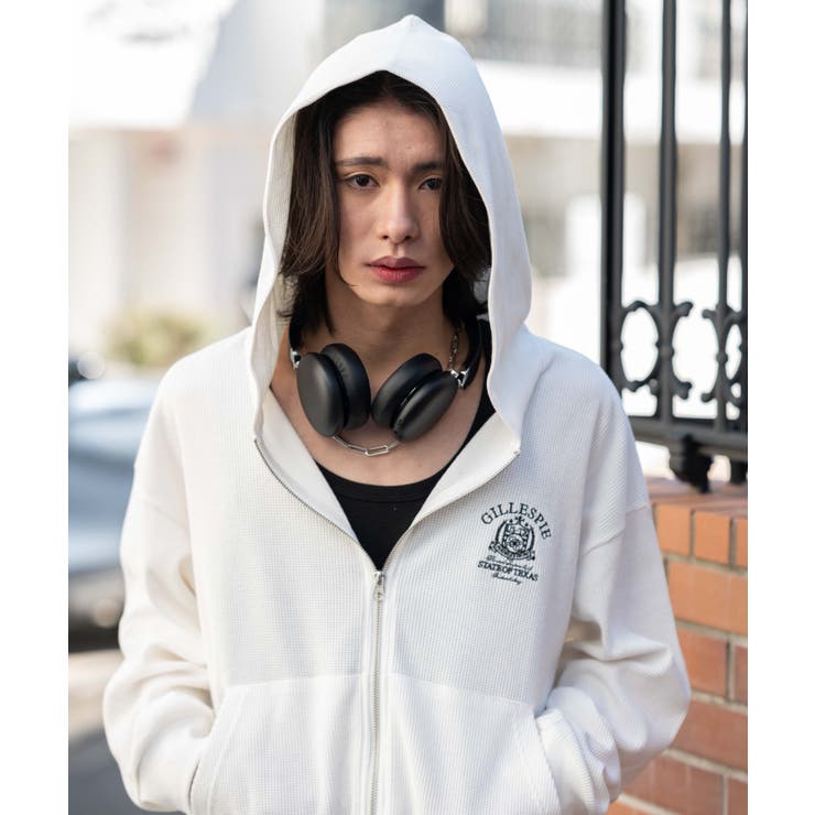 ワッフルZIPパーカー | WEGO【MEN】 | 詳細画像11 