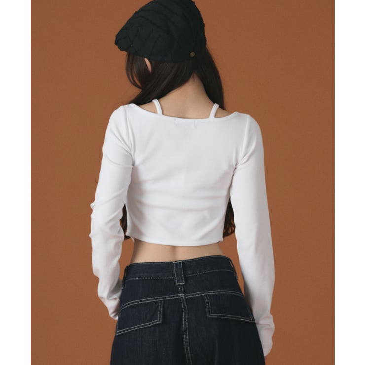 クロスデザインガータートップ | WEGO【WOMEN】 | 詳細画像7 