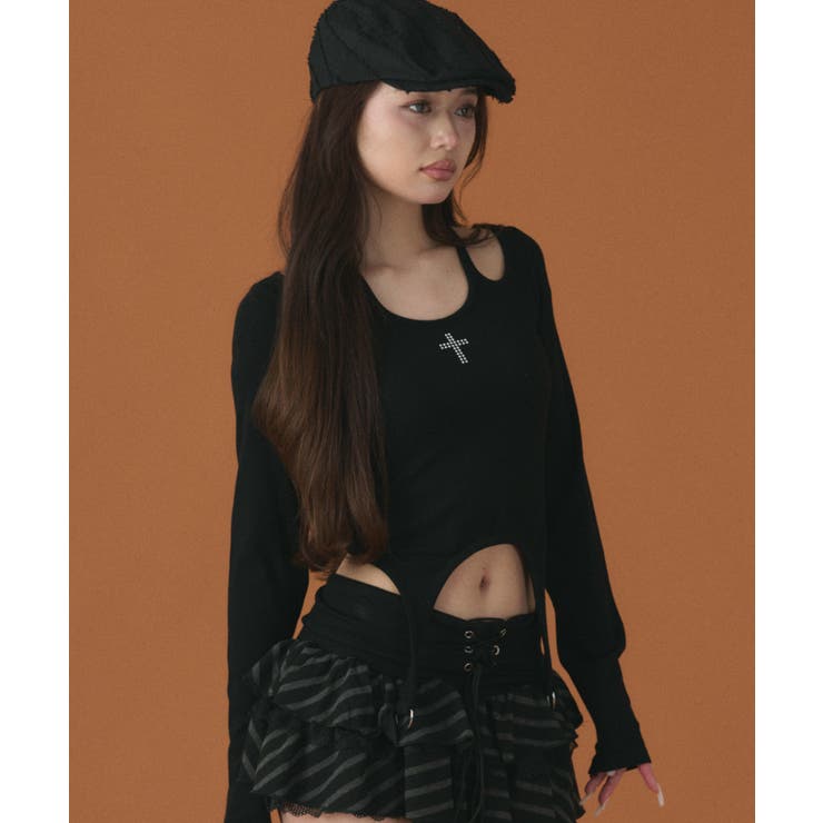 クロスデザインガータートップ | WEGO【WOMEN】 | 詳細画像10 