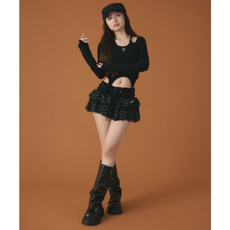 クロスデザインガータートップ | WEGO【WOMEN】 | 詳細画像11 