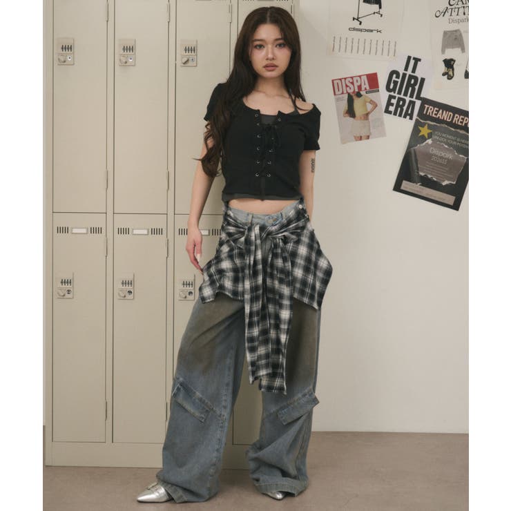 キャミレイヤードレースアップT | WEGO【WOMEN】 | 詳細画像12 